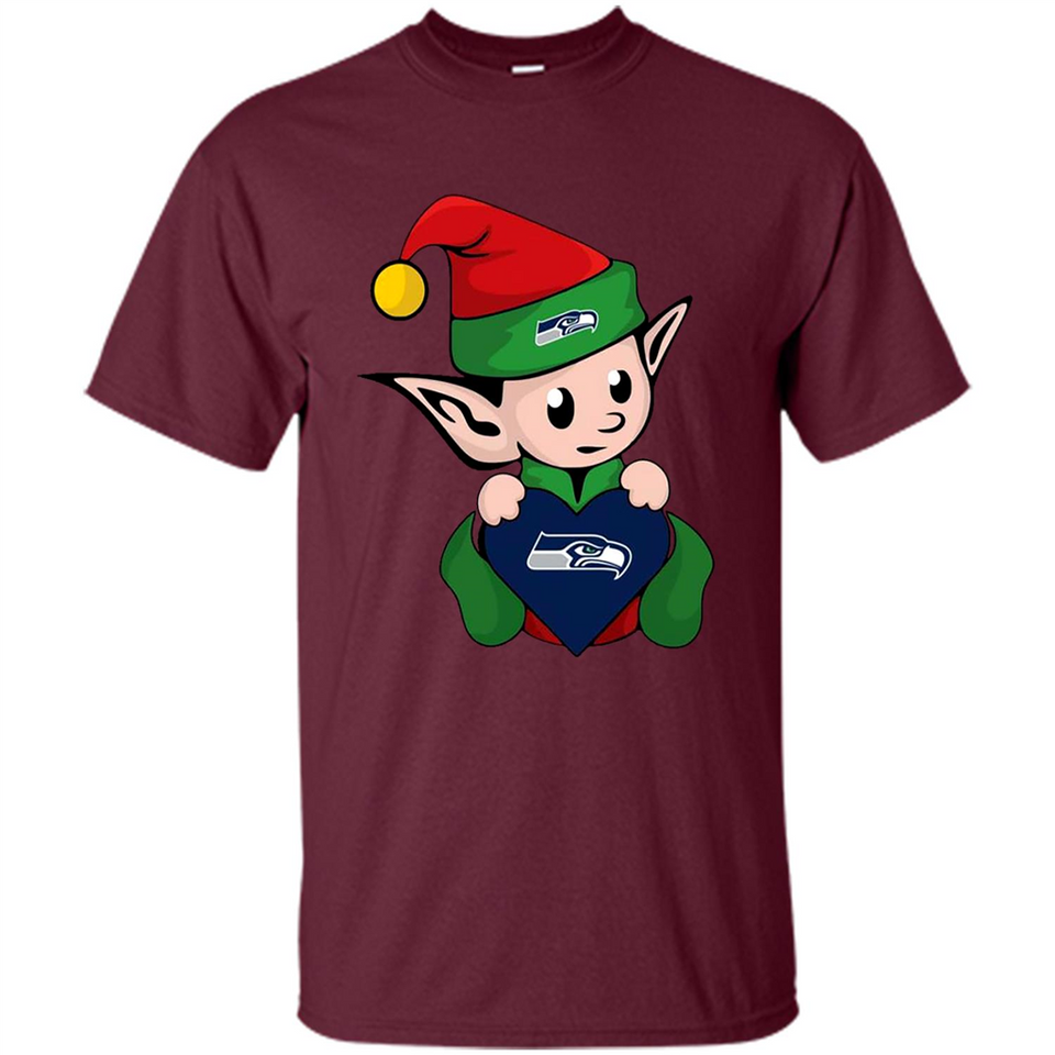 Seattle Seahawks ELF Elves Grinch Santa Claus