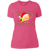 TACO Santa Hat Ugly Christmas shirt Ladies' Boyfriend