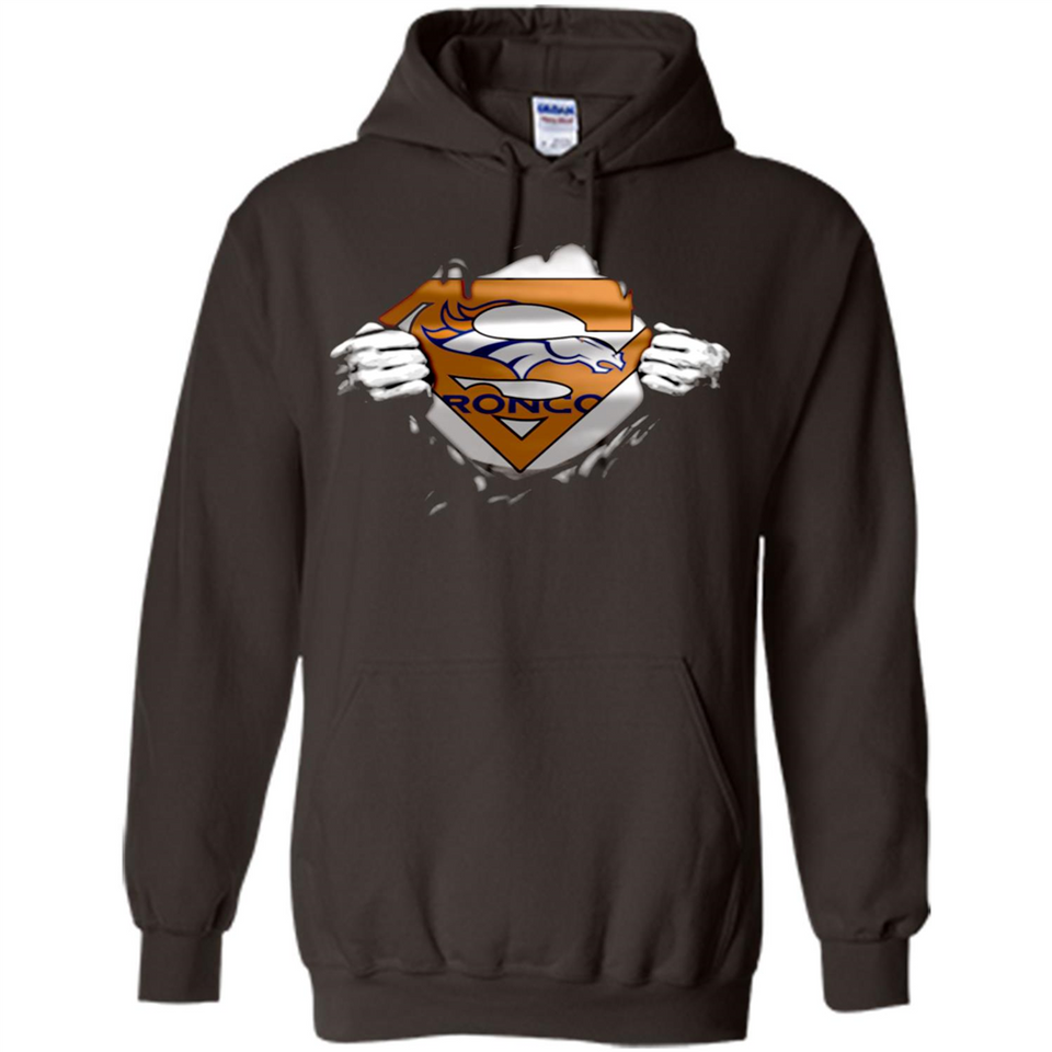 Denver Broncos And Superman Fans - Hoodie