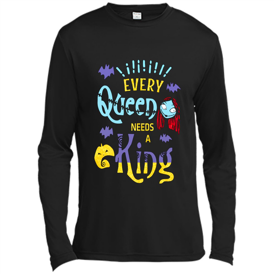 Nightmare Before Christmas Shirt - Sally Glitter Shirt - Every Queen needs a King PINGPONG