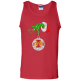 Amazing Iowa State Cyclones Glitter Grinch Monogram Ornament Christmas Gift - Tank Top