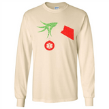 Funny Grinch Hand holding Doctor ornament Christmas Sporty T-Shirt - Long Sleeve T-Shirt