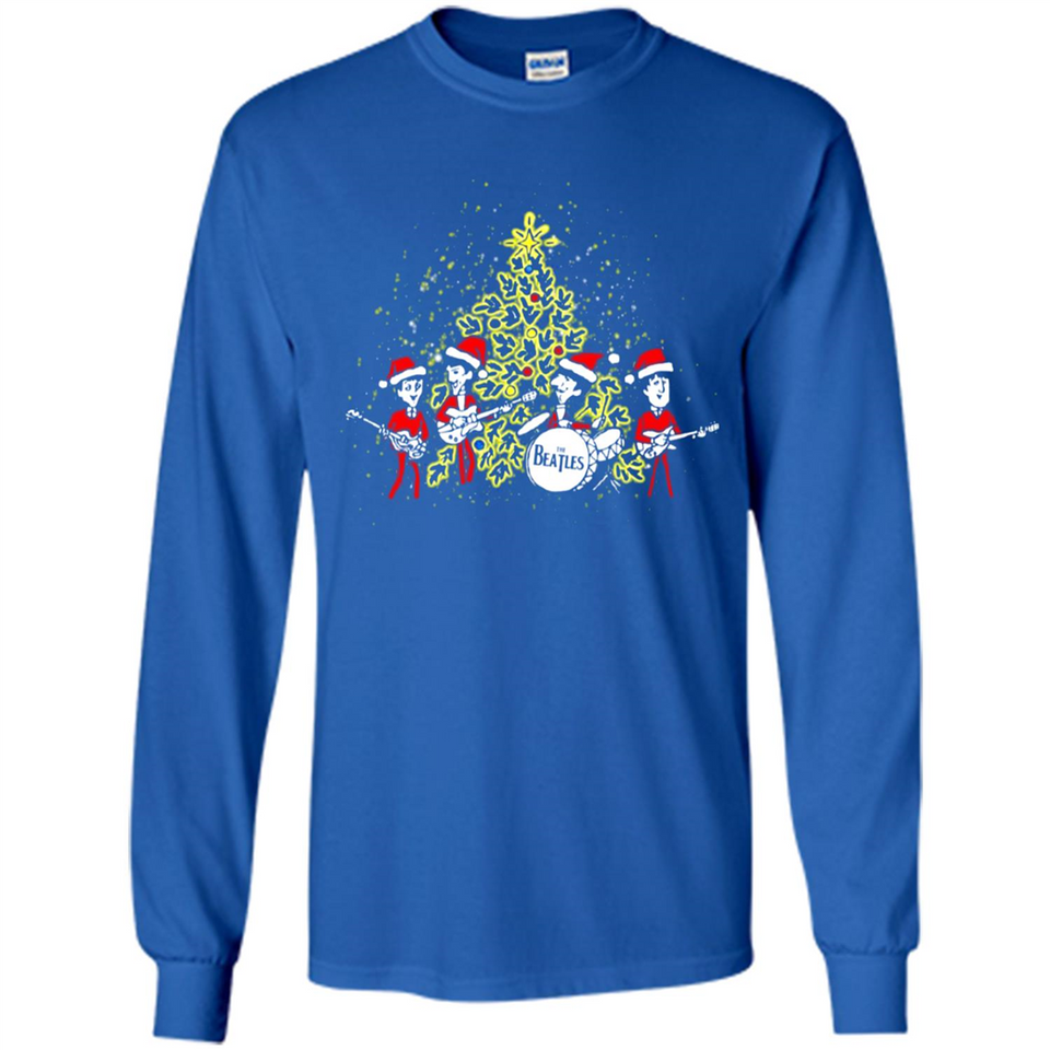 The Beatles chibi Christmas - Long Sleeve T-Shirt