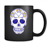 St. Louis Blues Hockey Sugar Skull Day of the Dead