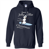 Snowman Snowboarder Tshirt Have Jolly Ollie Christmas