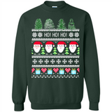 Ugly Merry Christmas Tree Santa Snowflakes