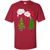 Fir Loves Christmas Tree Funny Undecorated Joke - Shirt