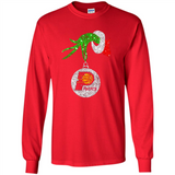 Amazing tee Indiana Pacers Glitter Grinch Monogram Ornament Christmas Gift - Long Sleeve T-Shirt