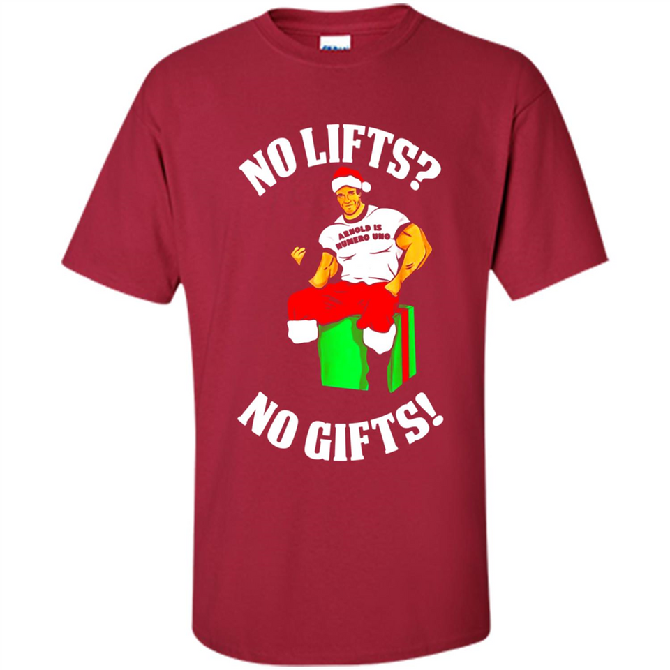Arnold Is Numero Uno No Lifts No Gifts Christmas PINGPONG
