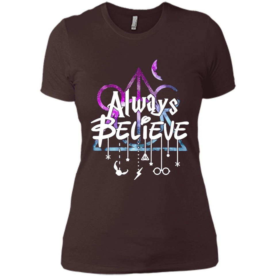 HIPPIE MOON MICKEY DEATHLY HALLOWS ALWAYS BELIEVE