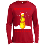 Basketball Santa Funny Christmas - Canvas Long Sleeve T-Shirt
