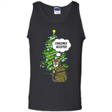 Christmas Tree Cat Long Sleeve Christmas Shirt for Cat Lover - Tank Top