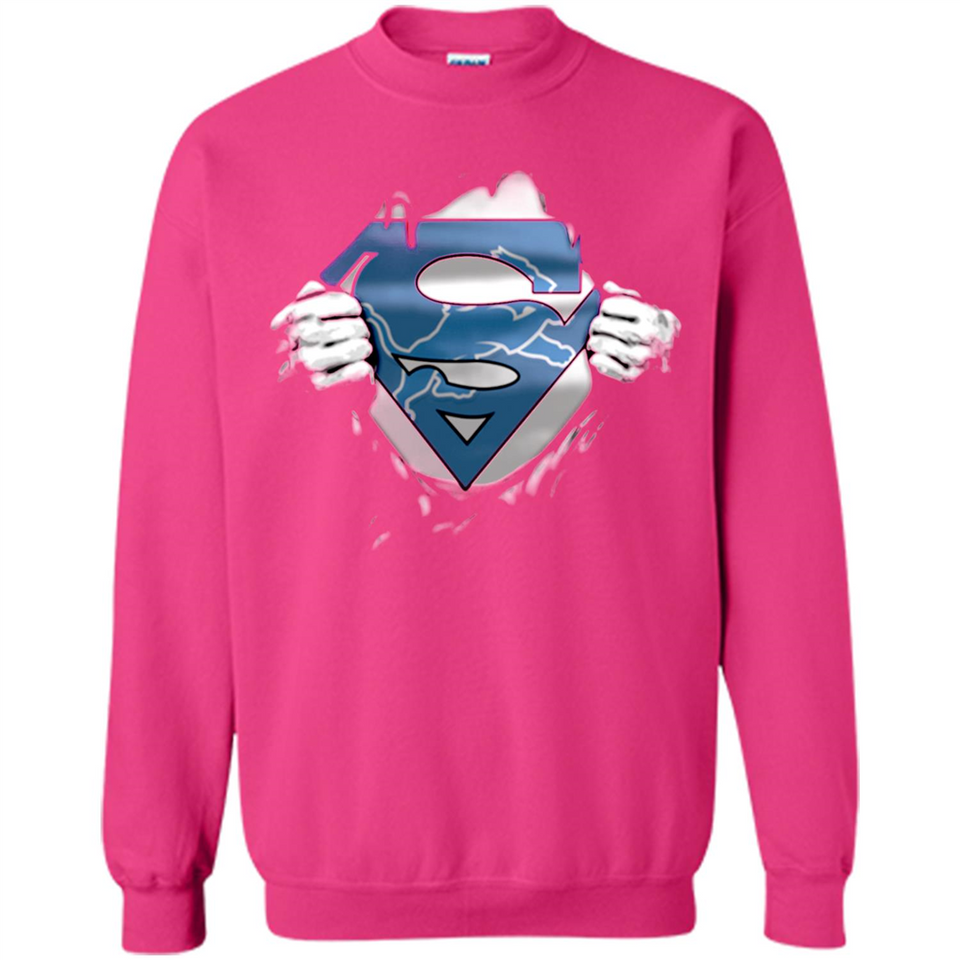 Detroit Lions And Superman Fans - Sweatshirt