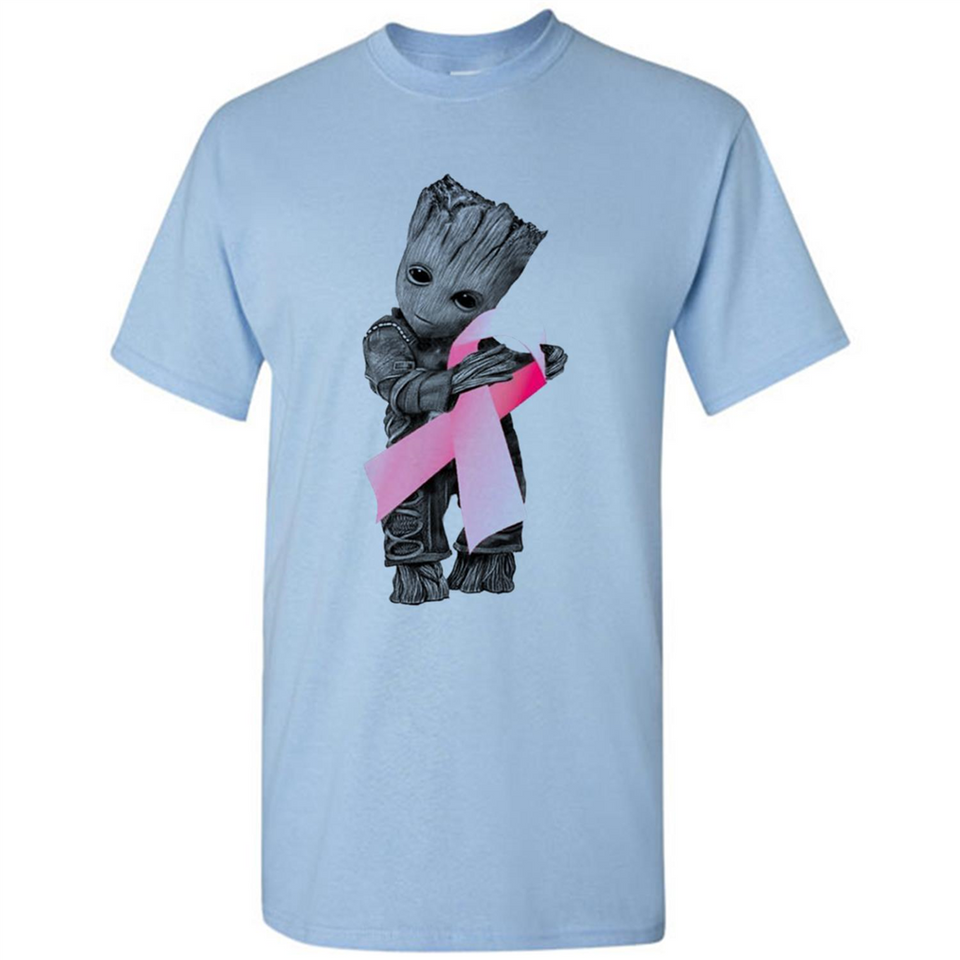 Groot Hug Breast Cancer - Shirt