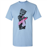 Groot Hug Breast Cancer - Shirt