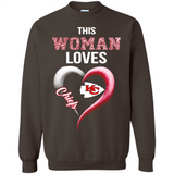 This Woman love Chiefs NFL football team - Sweatshirt