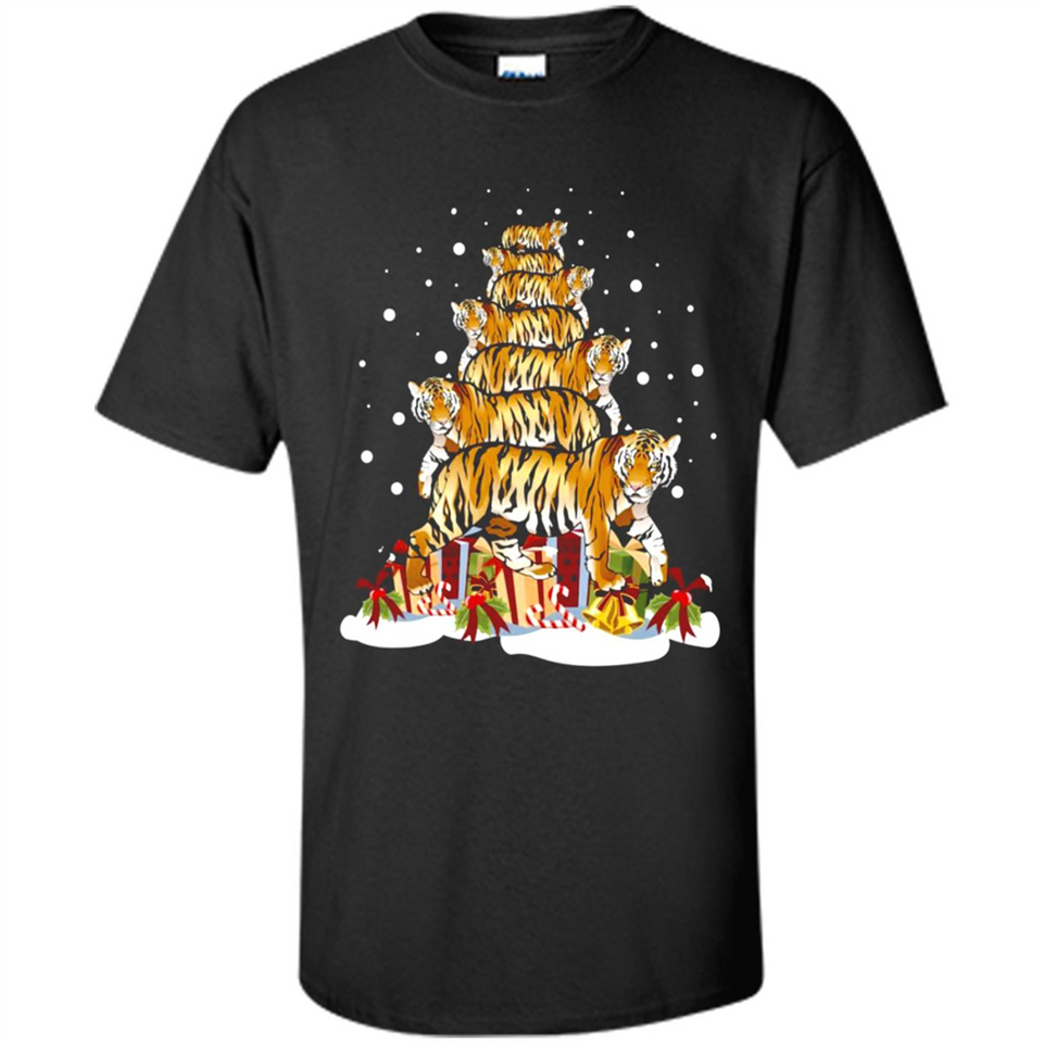 Tiger Christmas Tree Funny Merry Christmas - Shirt
