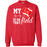 Tampa Bay Buccaneers Football My Heart is on that Field - Sweatshirt