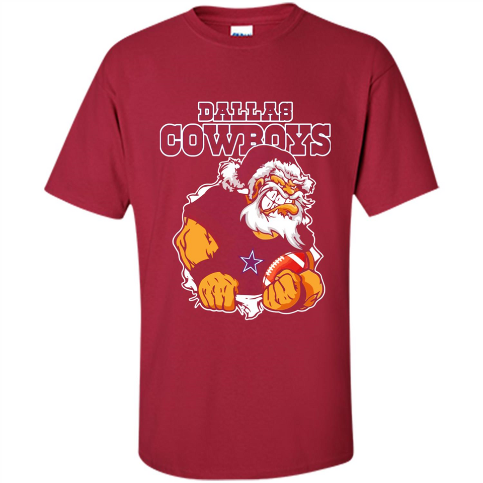 Grumpy Santa Claus Dallas Cowboys Football Team PINGPONG