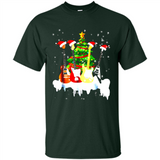 Santa Hat Electric Guitar Classical Guitar Christmas shirt Ladies' Boyfriend