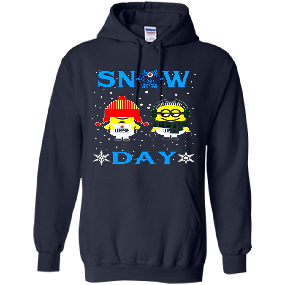 Snow Day Shirt For La Clippers Vs Minion Fans pingpong
