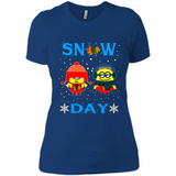 Snow Day Shirt For Chicago Blackhawks Vs Minion Fans pingpong