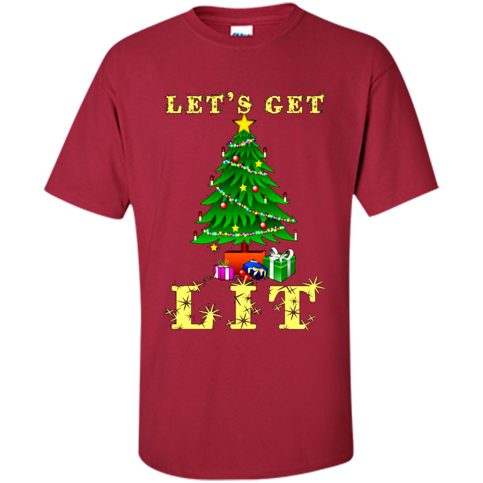 Let’s Get Lit Christmas Drinking sweater PINGPONG