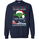 YODA SILENT NIGHT JEDI NIGHT CHRISTMAS UGLY SWEATER