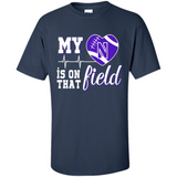 Northwestern Wildcats Football My Heart is on that Field - Shirt