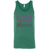 Breast cancer awareness mother - Canvas Unisex Tank