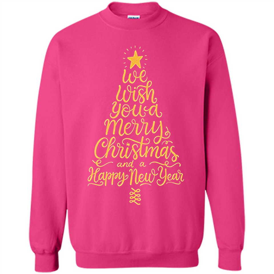Christmas Tree T-Shirt Funny Mery Christmas Gift Idea - Sweatshirt