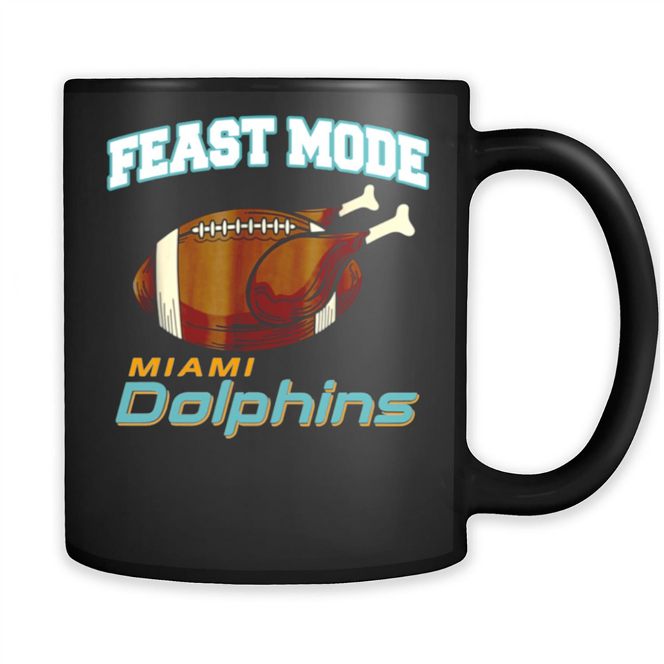 Feast Mode Dolphins Shirt - Miami Turkey Thanksgiving