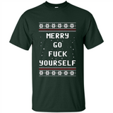 Merry go fuck yourself Christmas sweatshirt PINGPONG