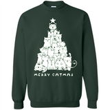 Merry Catmas - Merry Christmas Cat Lover Mug PINGPONG - Sweatshirt