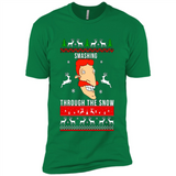 Nigel Thornberry Smashing through the snow Christmas sweatshirt PINGPONG