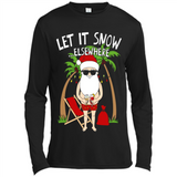 Let It Snow Elsewhere - Canvas Long Sleeve T-Shirt