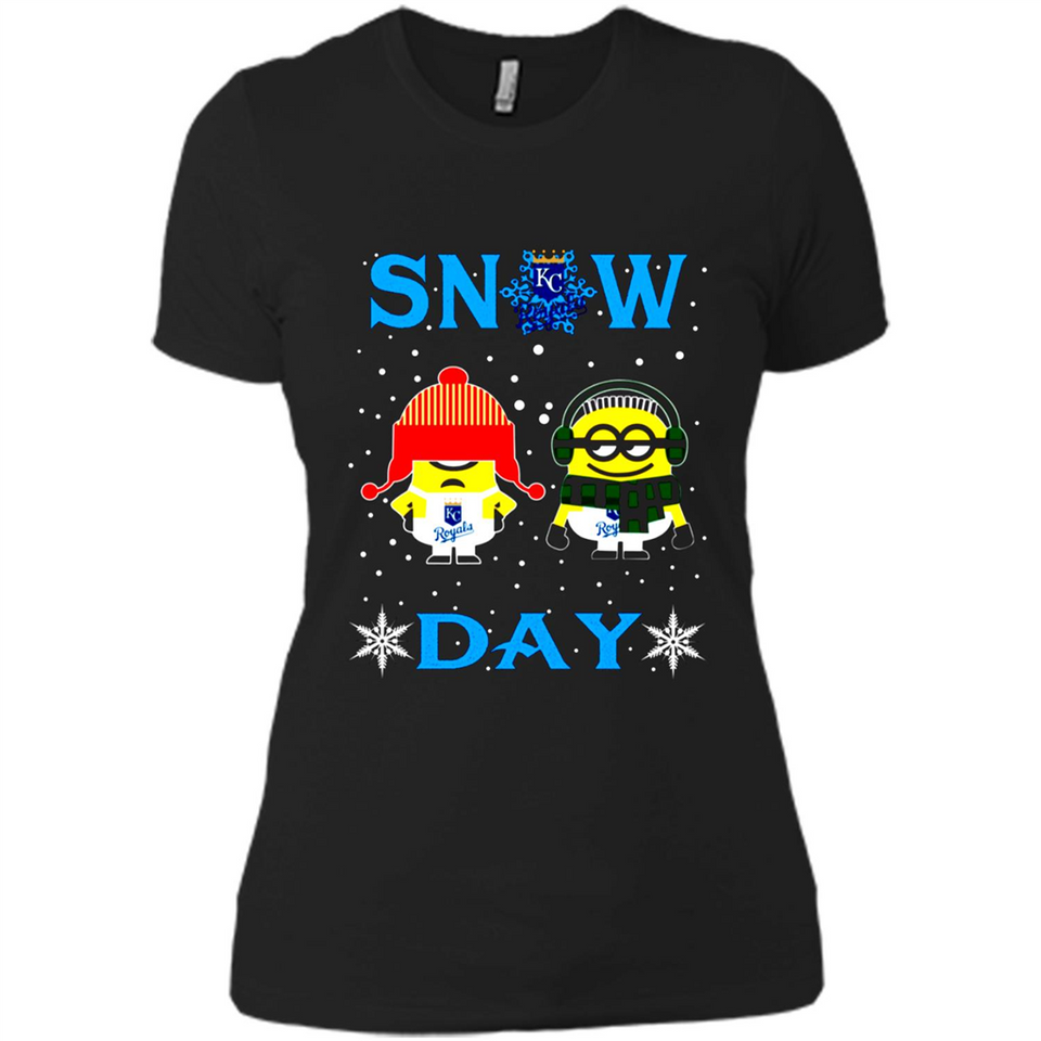 Snow Day Shirt For Kansas City Royals Vs Minion Fans pingpong