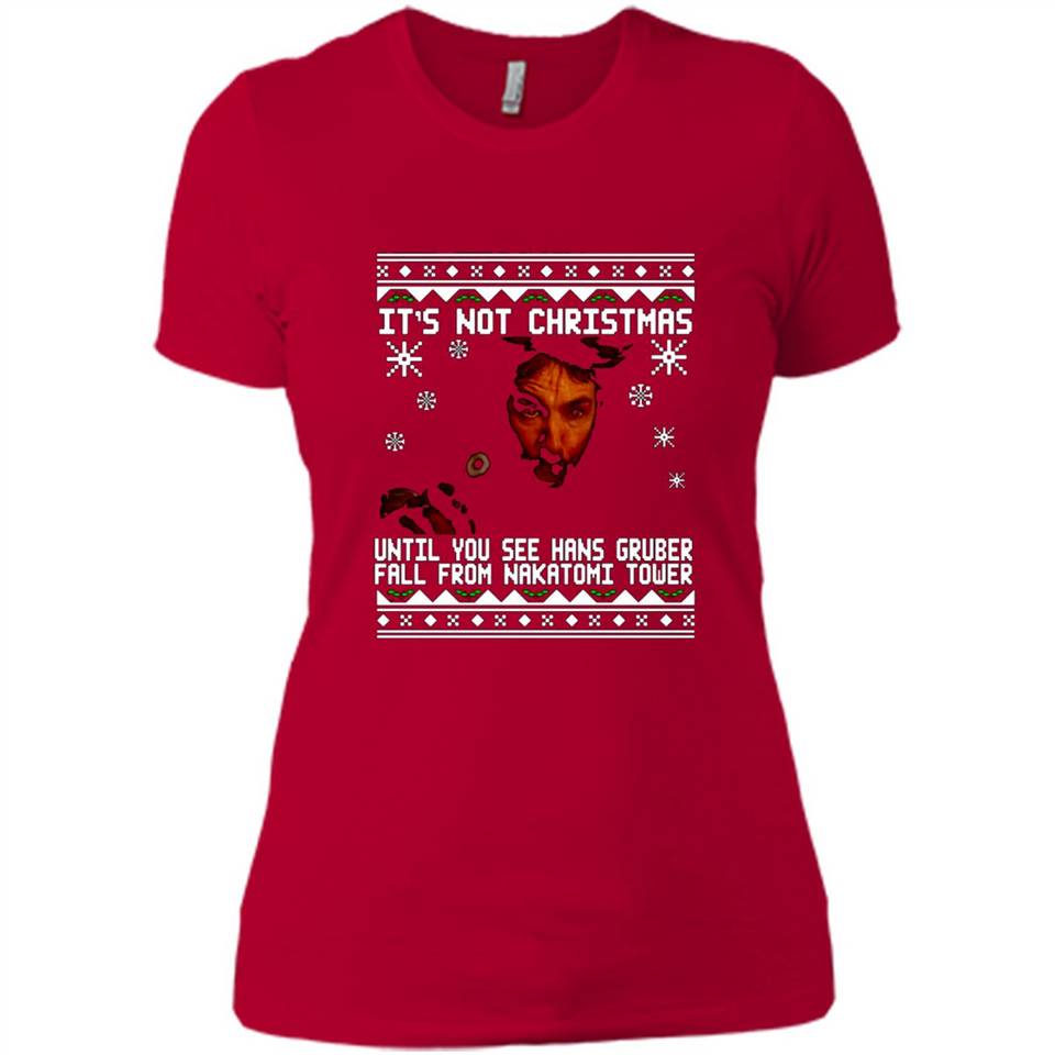 It's Not Christmas Until You See Hans Gruber Fall Ugly Christmas PINGPONG