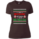 Funny Ugly Christmas T-Shirt Gift for Mechanic - Ladies' Boyfriend T-Shirt