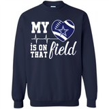Dallas Cowboys Football My Heart is on that Field - Sweatshirt