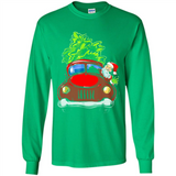 Vintage Santa red Truck Christmas Tree PINGPONG