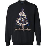 Dallas Cowboys NFL Football Team Logo Christmas Tree T-Shirt - Sweatshirt
