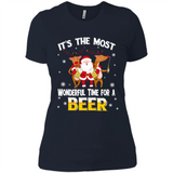 Its The Most Wonderful Time for a Beer - Ladies' Boyfriend T-Shirt