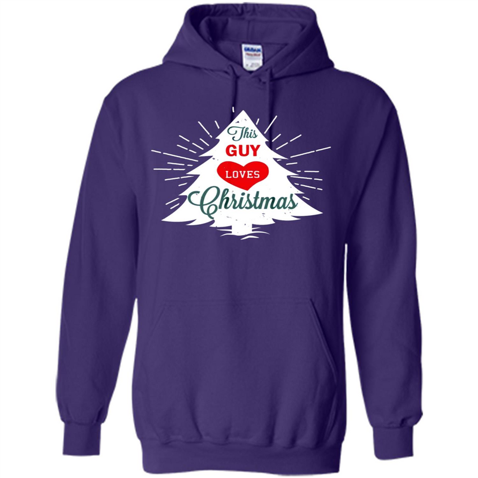 This Guy Loves Christmas Shirt - Hoodie