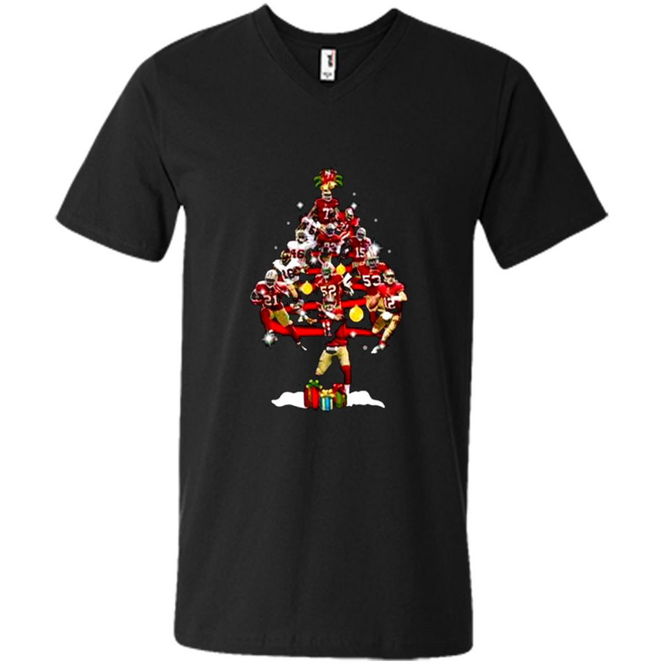 San Francisco 49ers Players Christmas Tree PINGPONG