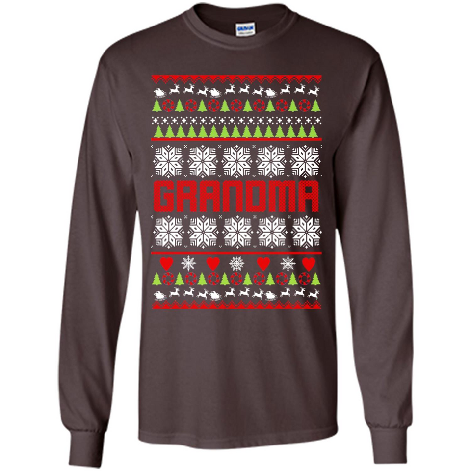 Grandma Ugly Christmas - Long Sleeve T-Shirt