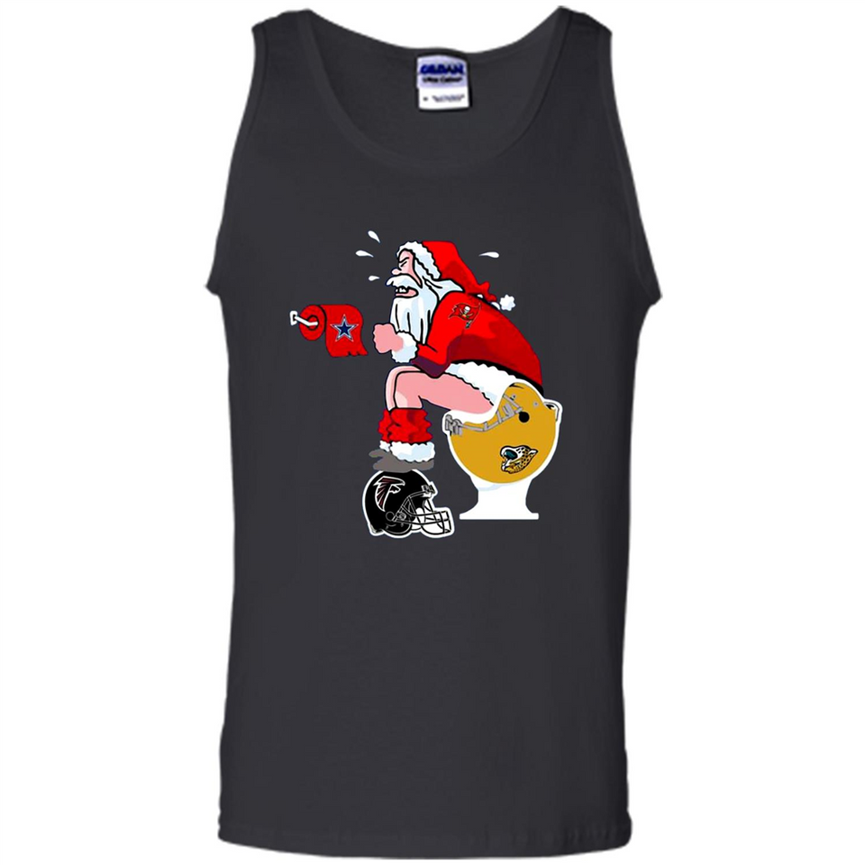 Tampa Bay Buccaneers Santa Claus Toilet