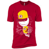 Jack Skellington The Nightmare Before Christmas-Packers Football - Premium Short Sleeve T-Shirt