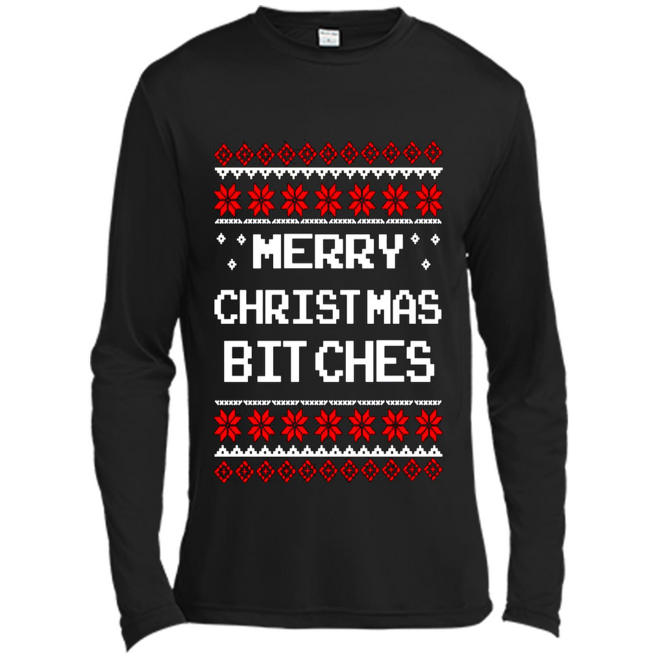 Merry Christmas Bitches ugly sweatshirt PINGPONG