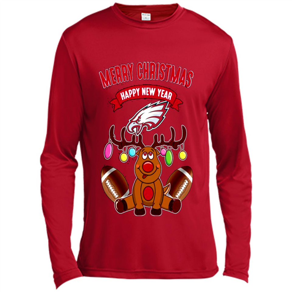 Philadelphia Eagles NFL Reindeer Funny Merry Christmas And Happy New Year